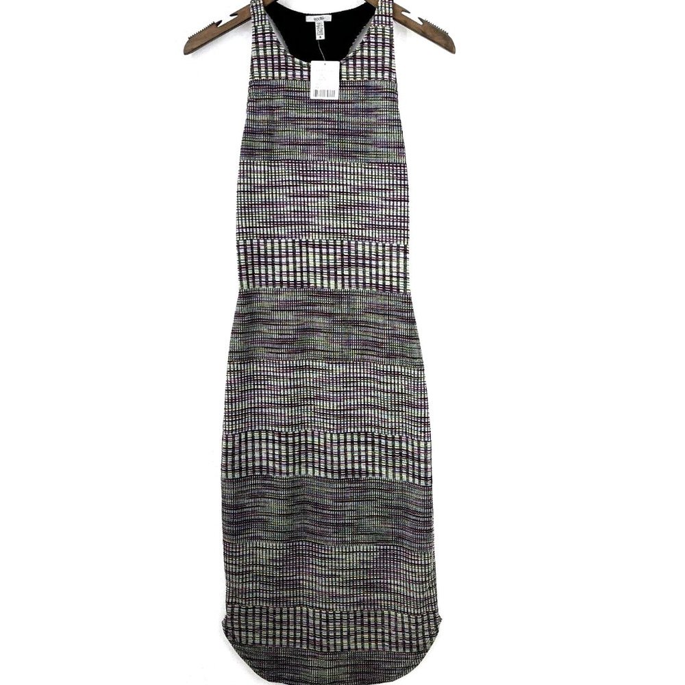 ECOTE Colorful Knitted Body Long Dress Size S NWT